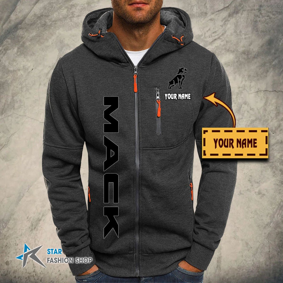 Mack Kapuzensweatjacke – Bild 4