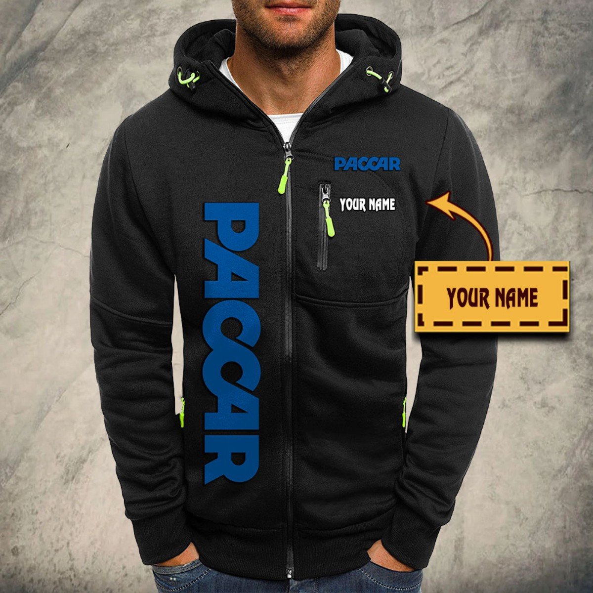 Paccar Kapuzensweatjacke – Bild 2