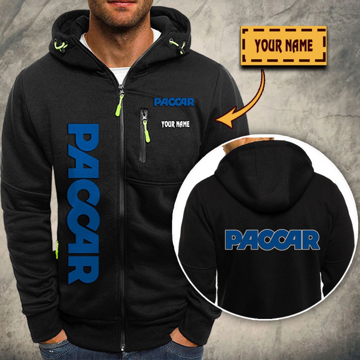 Paccar Kapuzensweatjacke