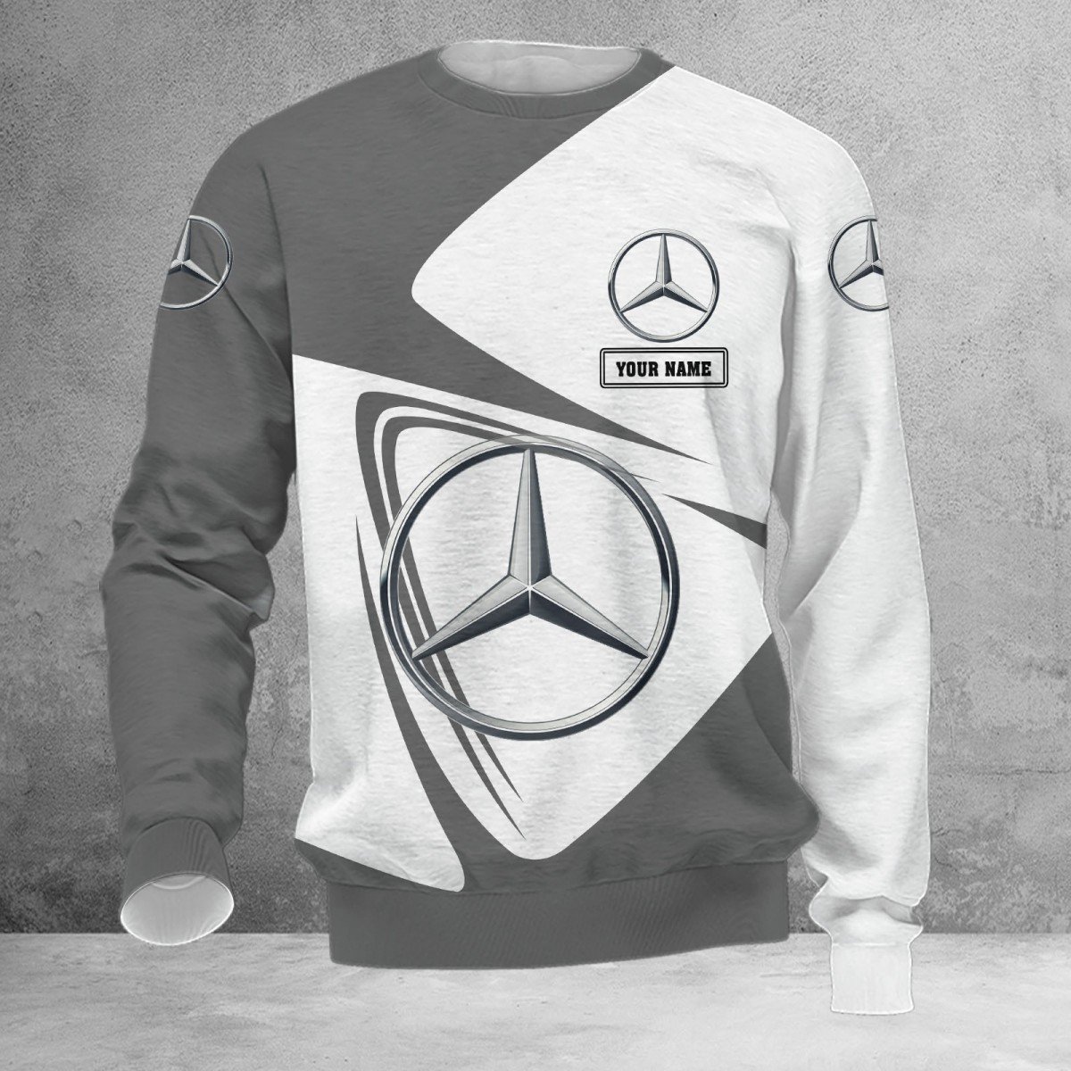 Mercedes-Benz White Sweatshirt