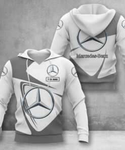 Mercedes-Benz White Hoodie