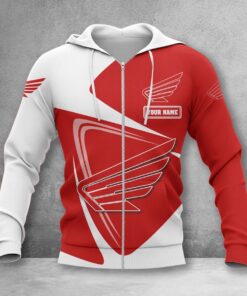Honda Motorcycle Zip Hoodie