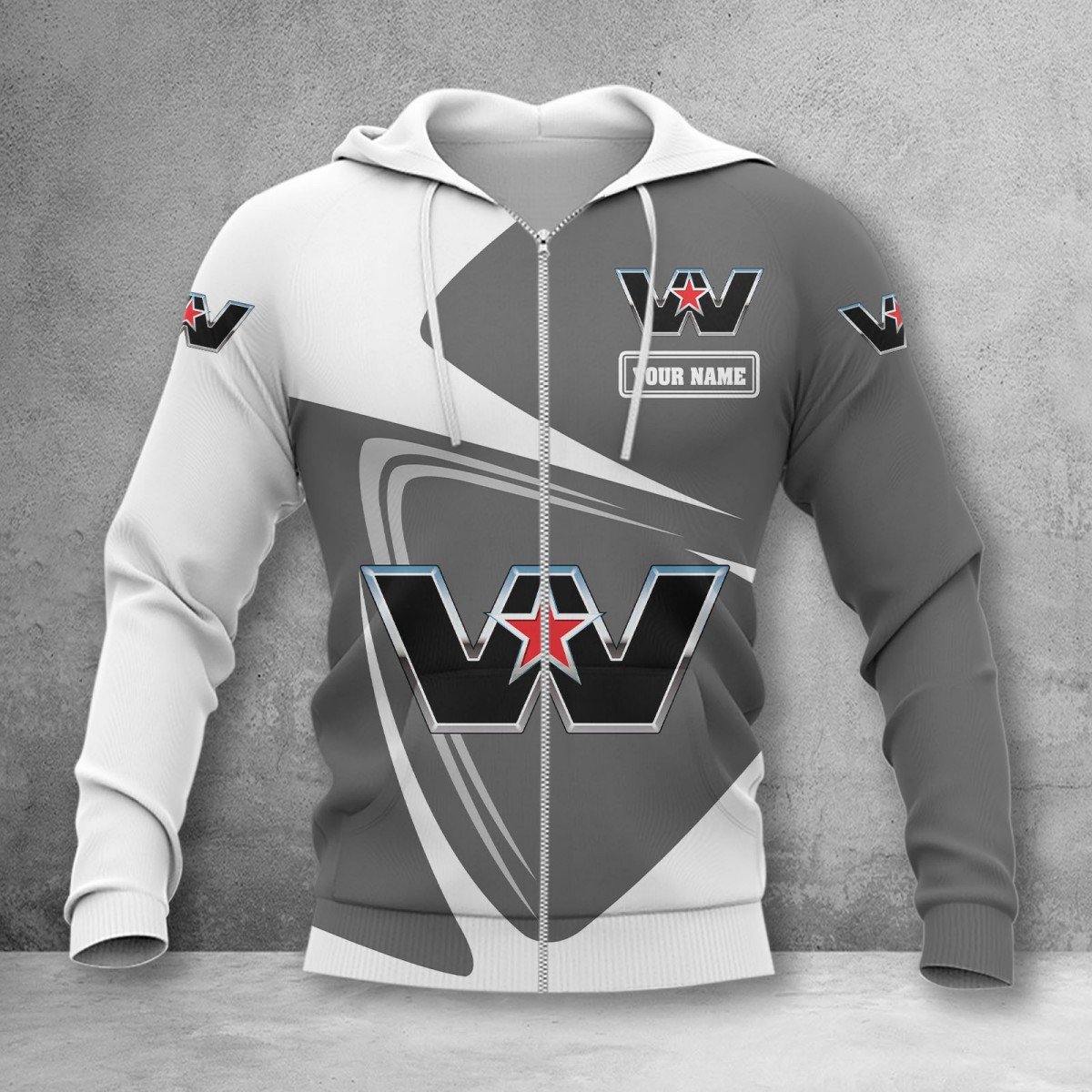 Western Star Zip Hoodie