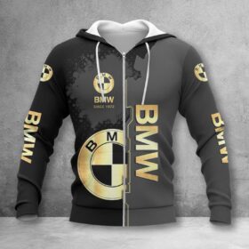 BMW Car Zip Hoodie