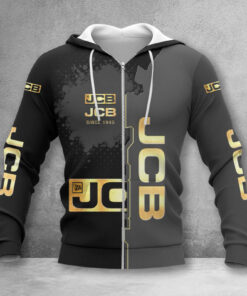 JCB Agricultural Tractors Zip Hoodie