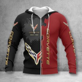 Chevrolet Corvette Zip Hoodie