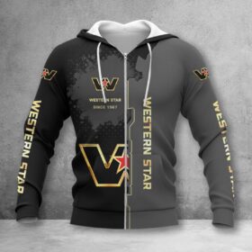 Western Star Zip Hoodie