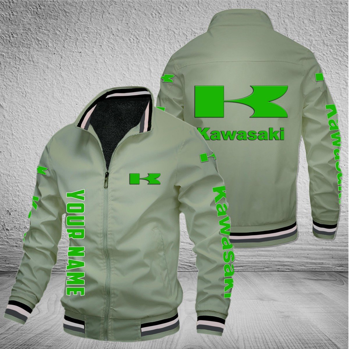 Kawasaki Leichte Windjacke