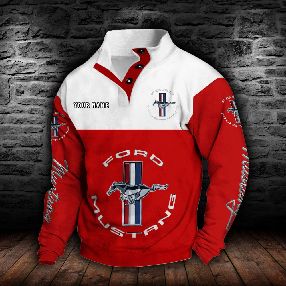 Ford Mustang Stehkragen-Sweatshirt – Bild 7