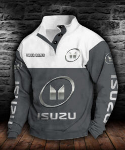 Isuzu Stehkragen-Sweatshirt