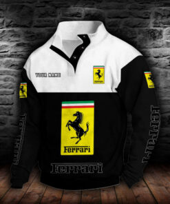 Alternative view of Ferrari Stehkragen-Sweatshirt