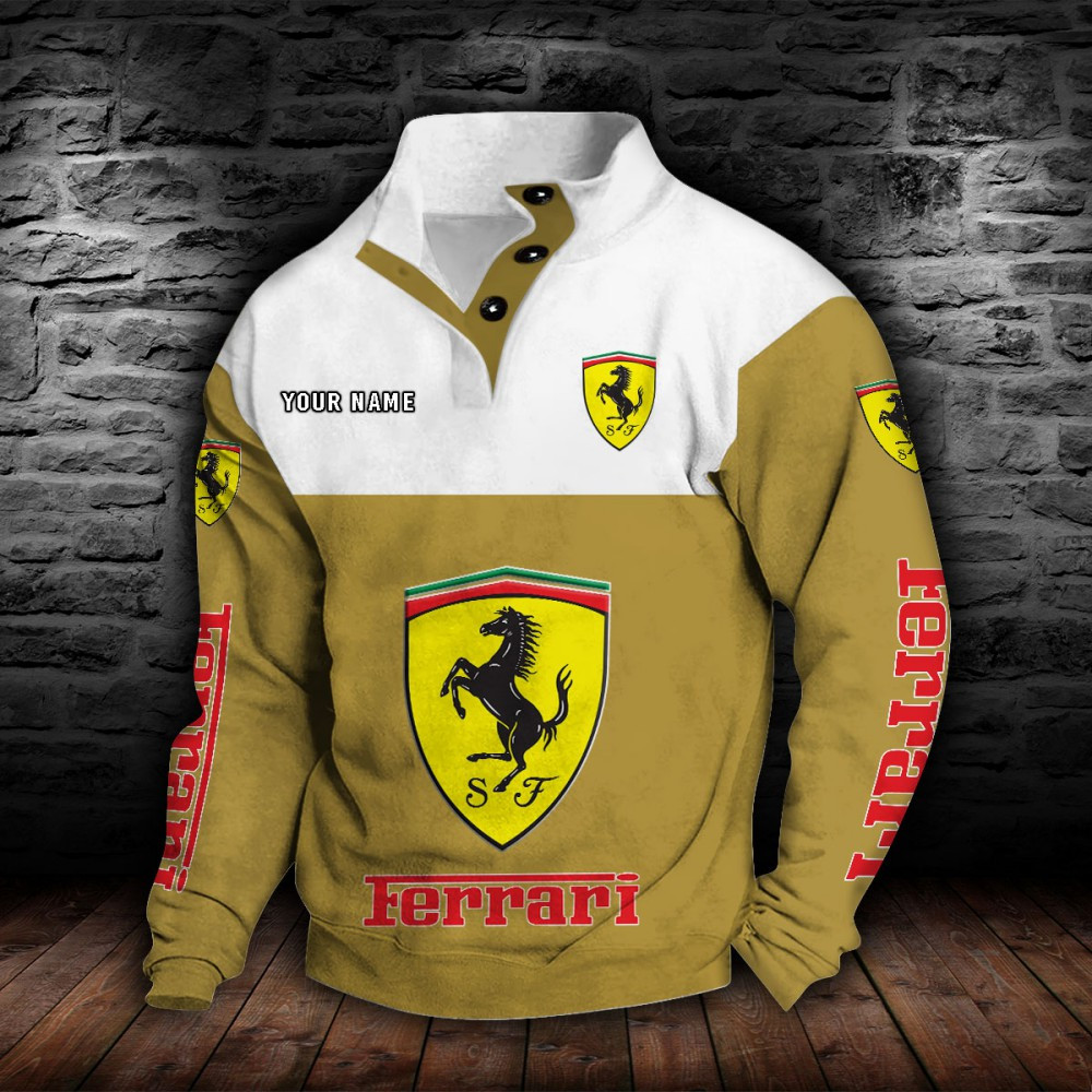 Ferrari Stehkragen-Sweatshirt – Bild 9