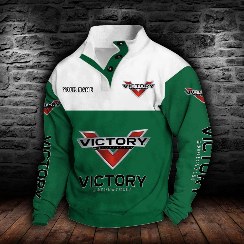 Victory Motorcycles Stehkragen-Sweatshirt – Bild 4