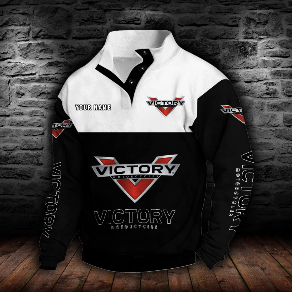 Victory Motorcycles Stehkragen-Sweatshirt – Bild 2