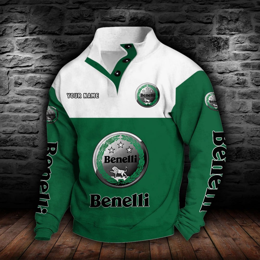 Benelli Motorcycles Stehkragen-Sweatshirt