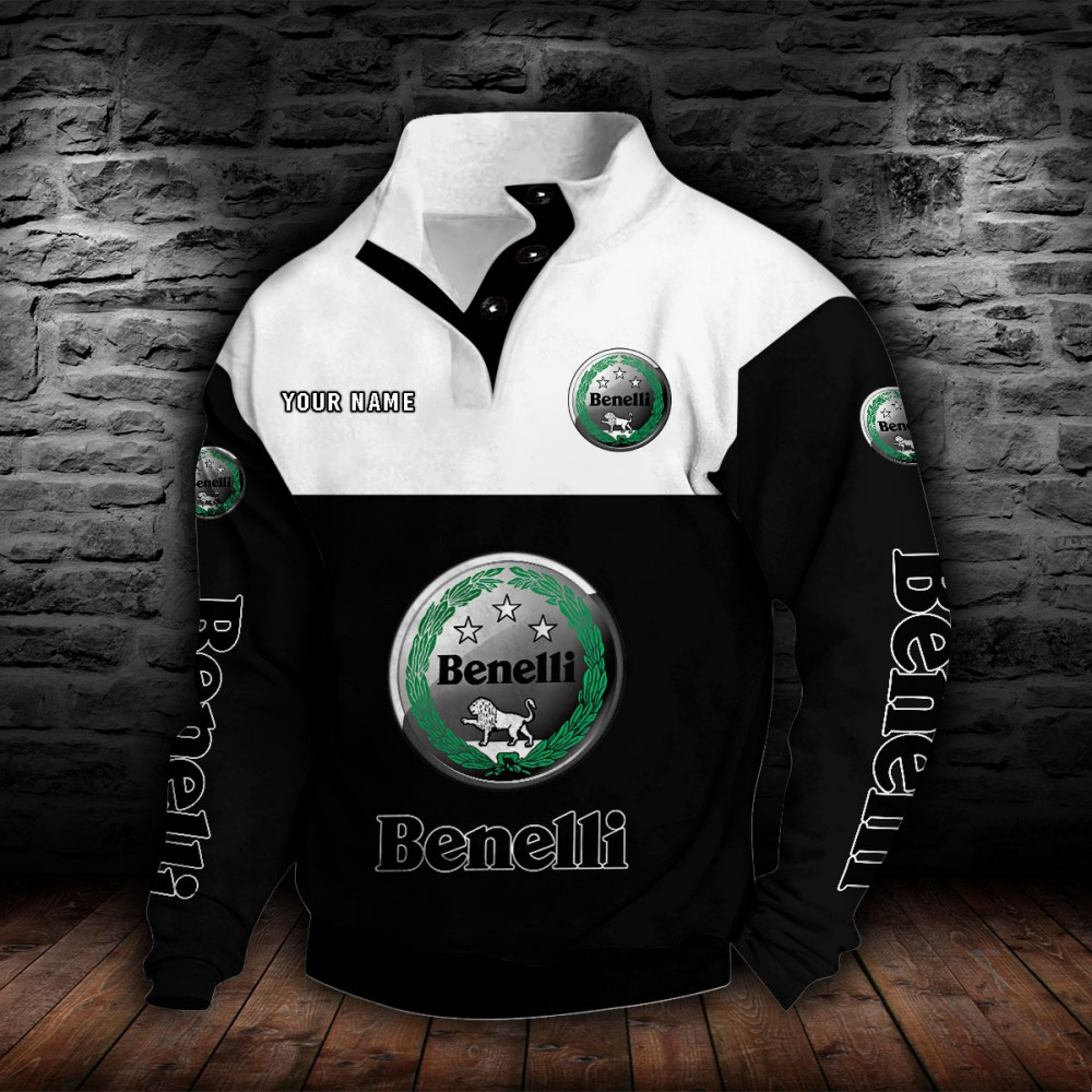 Benelli Motorcycles Stehkragen-Sweatshirt – Bild 2