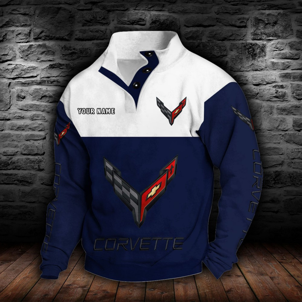 Chevrolet Corvette Stehkragen-Sweatshirt – Bild 7