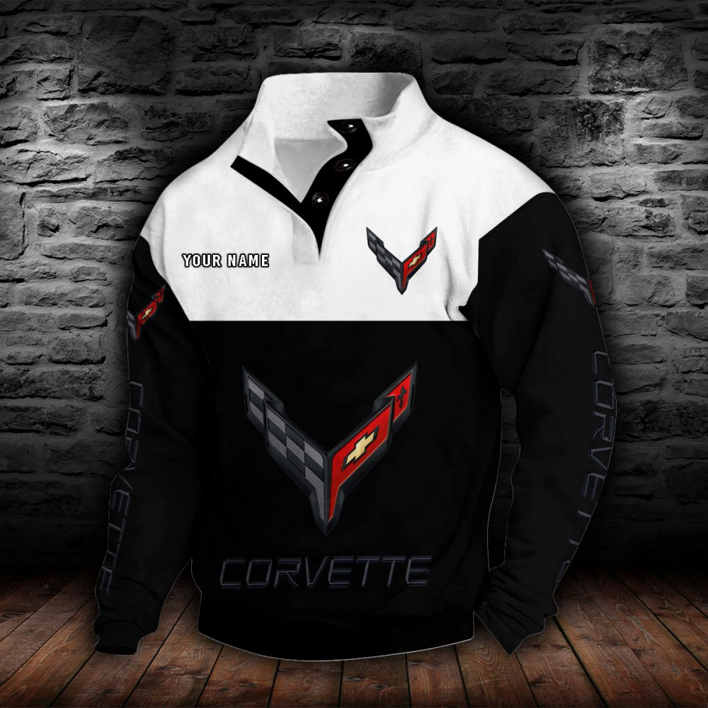 Chevrolet Corvette Stehkragen-Sweatshirt – Bild 2