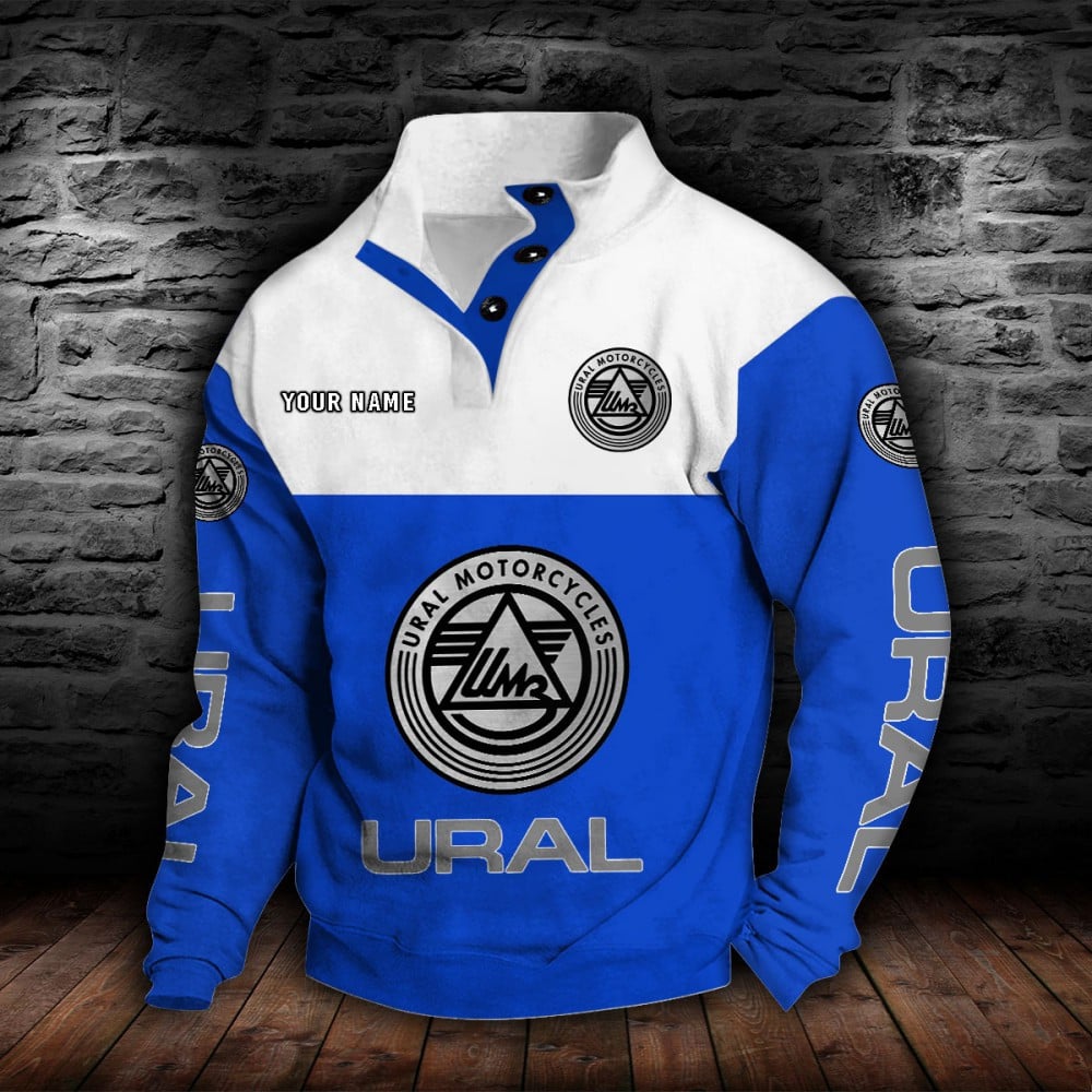 Ural Motorcycles Stehkragen-Sweatshirt – Bild 3