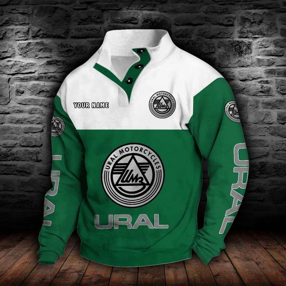 Ural Motorcycles Stehkragen-Sweatshirt – Bild 4