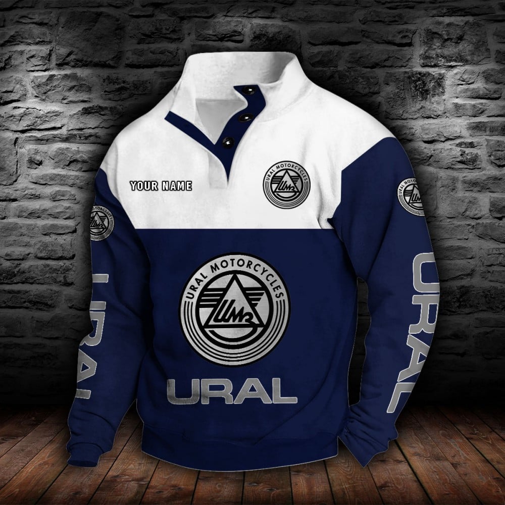 Ural Motorcycles Stehkragen-Sweatshirt – Bild 6