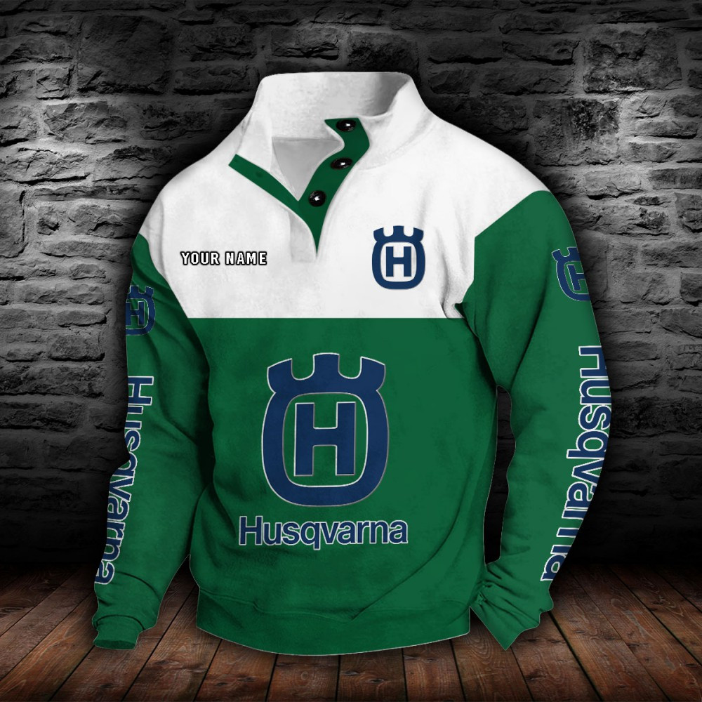 Husqvarna Motorcycles Stehkragen-Sweatshirt – Bild 4