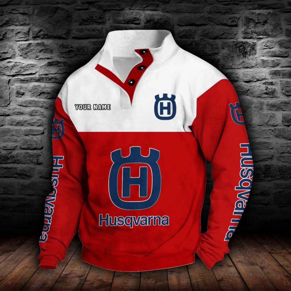 Husqvarna Motorcycles Stehkragen-Sweatshirt – Bild 7