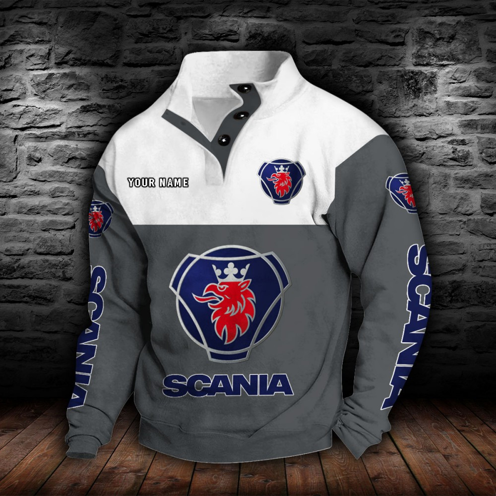 Scania Stehkragen-Sweatshirt – Bild 5