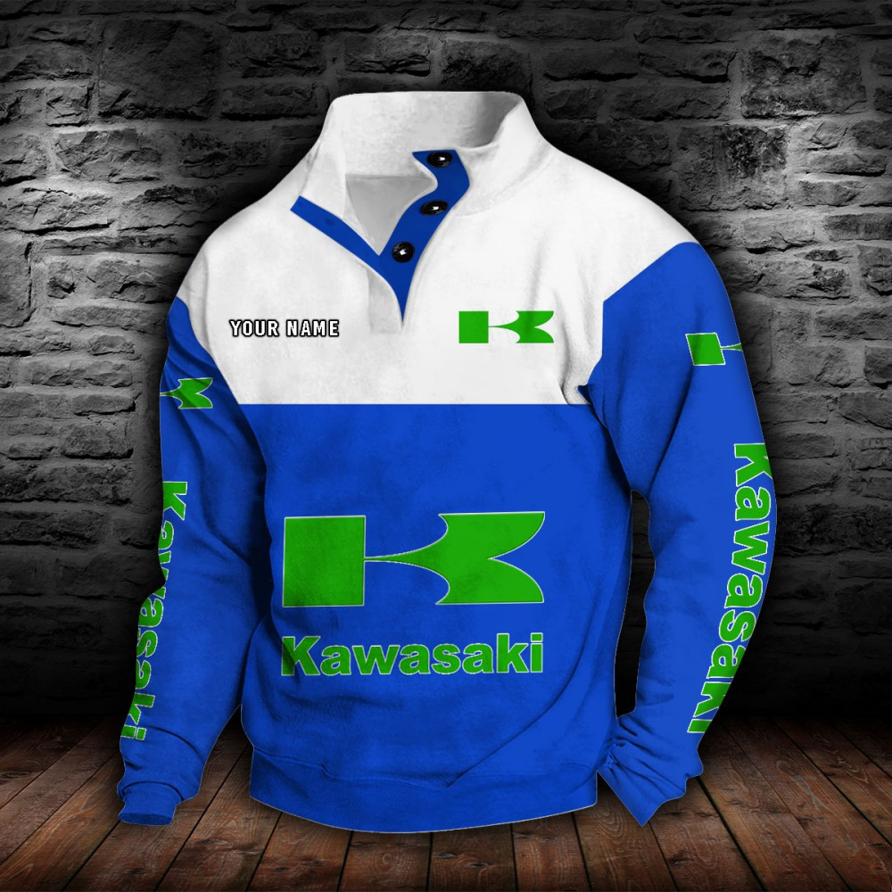 Kawasaki Stehkragen-Sweatshirt – Bild 3