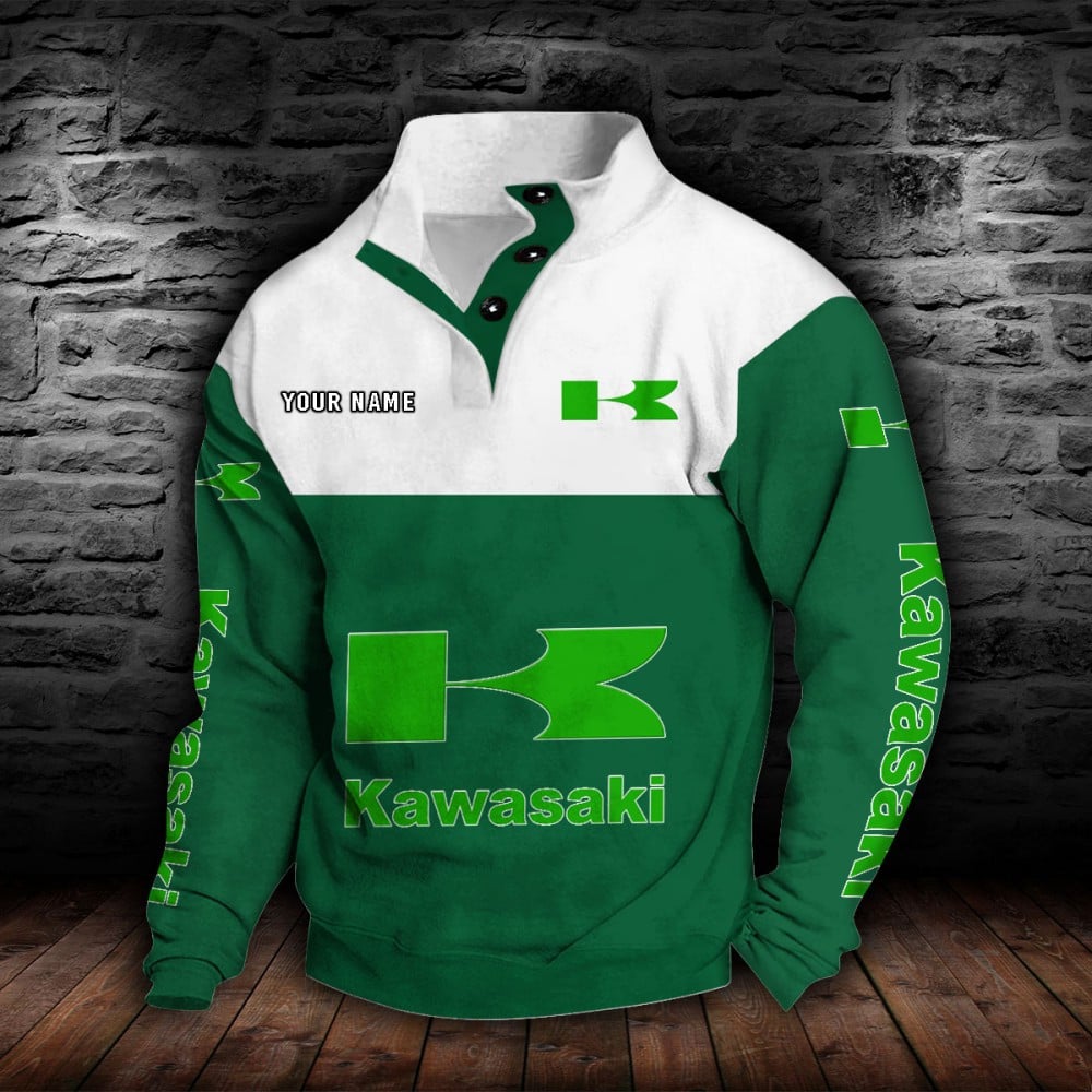 Kawasaki Stehkragen-Sweatshirt
