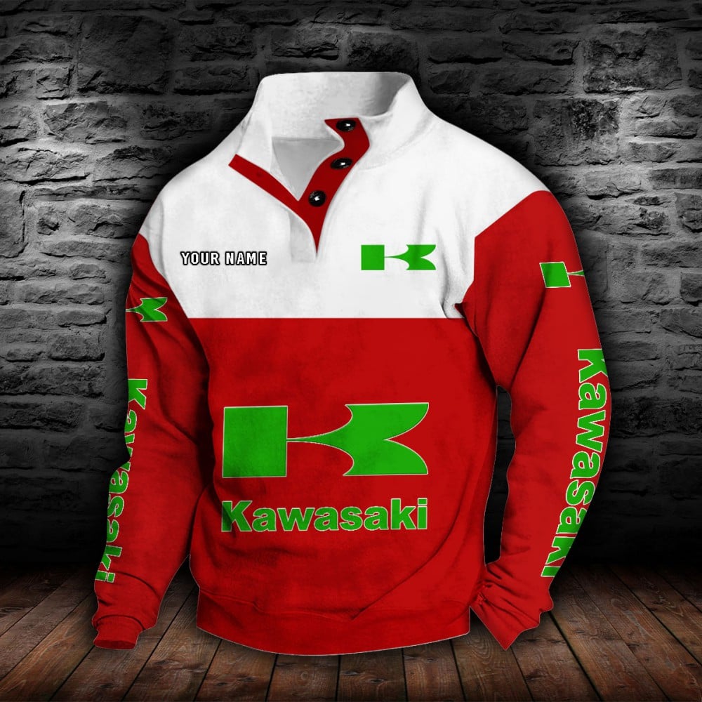 Kawasaki Stehkragen-Sweatshirt – Bild 7