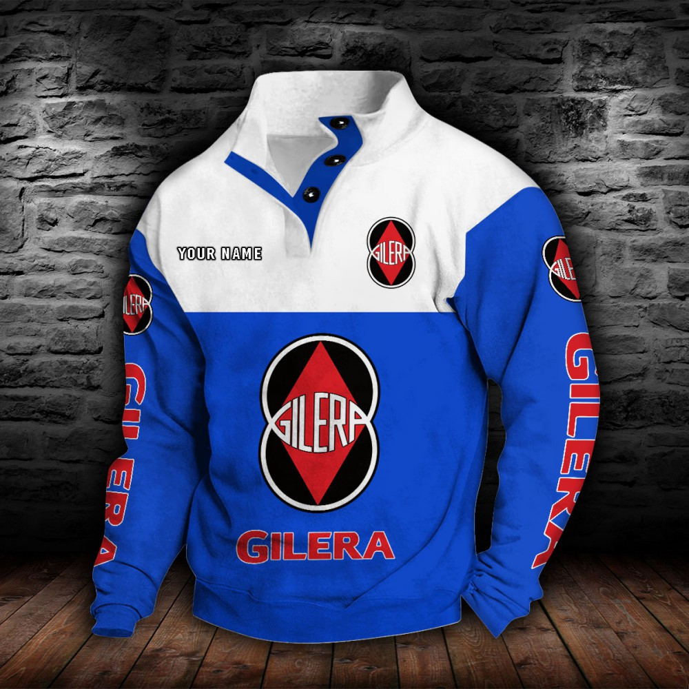 Gilera Motorcycles Stehkragen-Sweatshirt – Bild 3