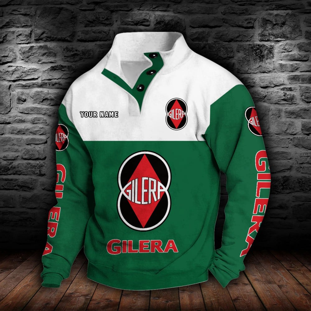 Gilera Motorcycles Stehkragen-Sweatshirt – Bild 4