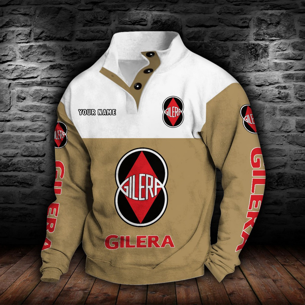 Gilera Motorcycles Stehkragen-Sweatshirt – Bild 6