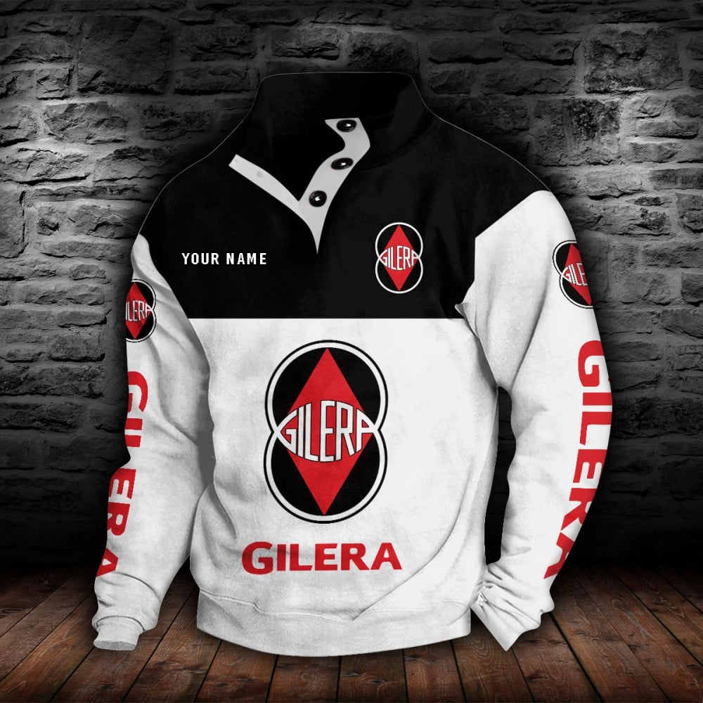 Gilera Motorcycles Stehkragen-Sweatshirt – Bild 8