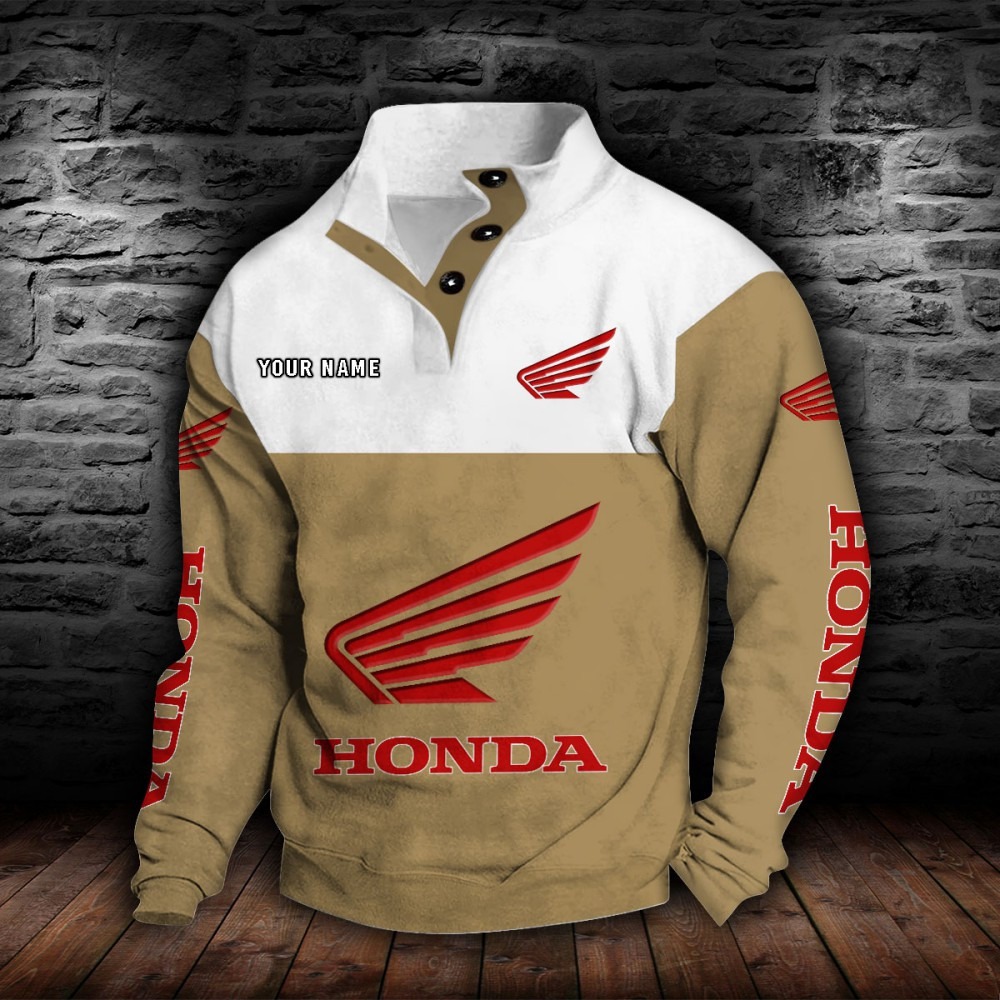 Honda Motorcycle Stehkragen-Sweatshirt – Bild 7