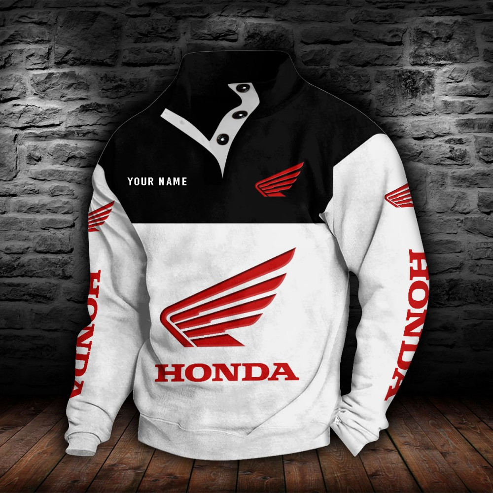 Honda Motorcycle Stehkragen-Sweatshirt