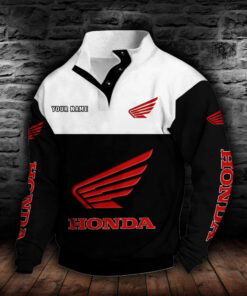 Alternative view of Honda Motorcycle Stehkragen-Sweatshirt