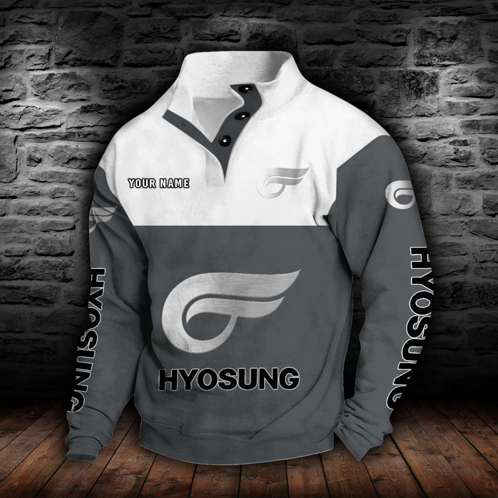 Hyosung Motorcyles Stehkragen-Sweatshirt – Bild 5