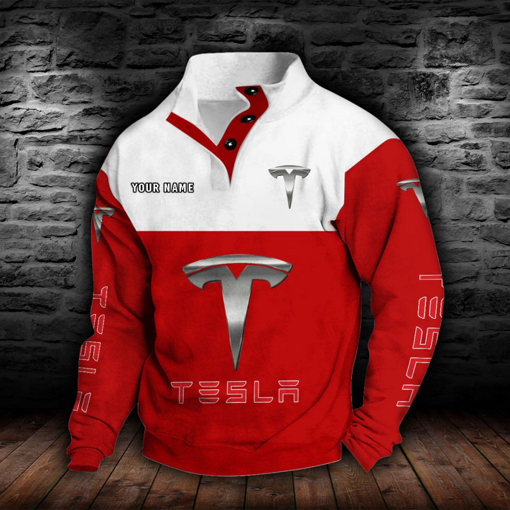 Tesla Stehkragen-Sweatshirt – Bild 7