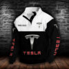Tesla Stehkragen-Sweatshirt