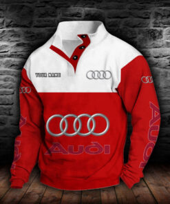 Alternative view of Audi Stehkragen-Sweatshirt