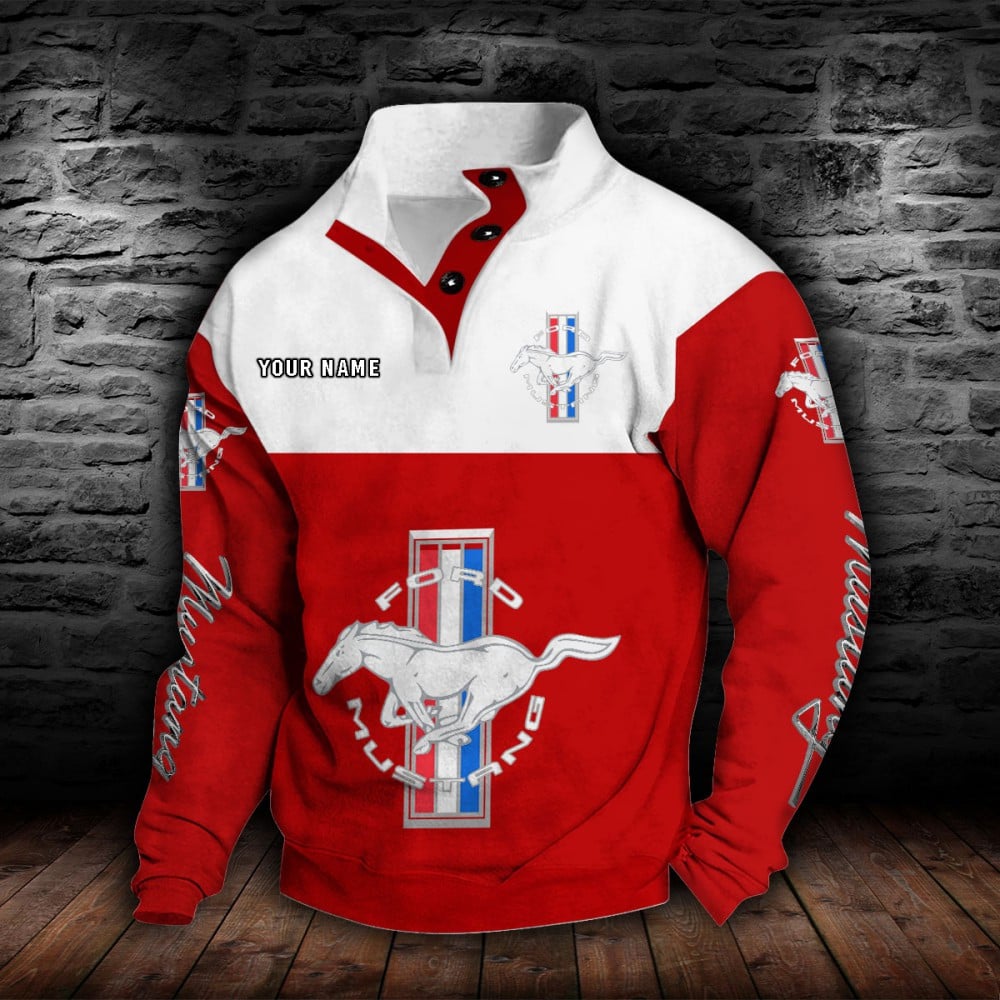 Ford Mustang Stehkragen-Sweatshirt – Bild 7