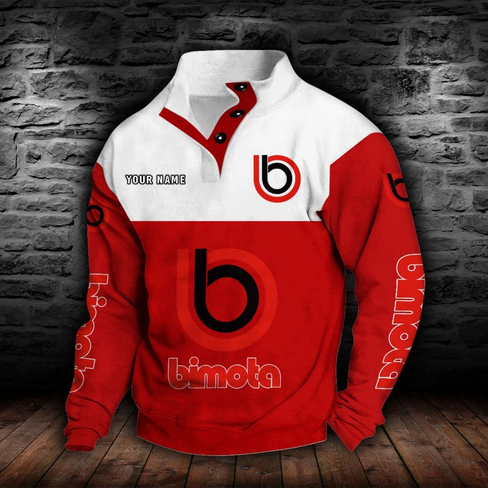 Bimota Motorcycles Stehkragen-Sweatshirt