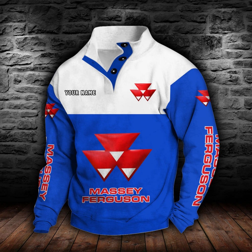 Massey Ferguson Stehkragen-Sweatshirt – Bild 2