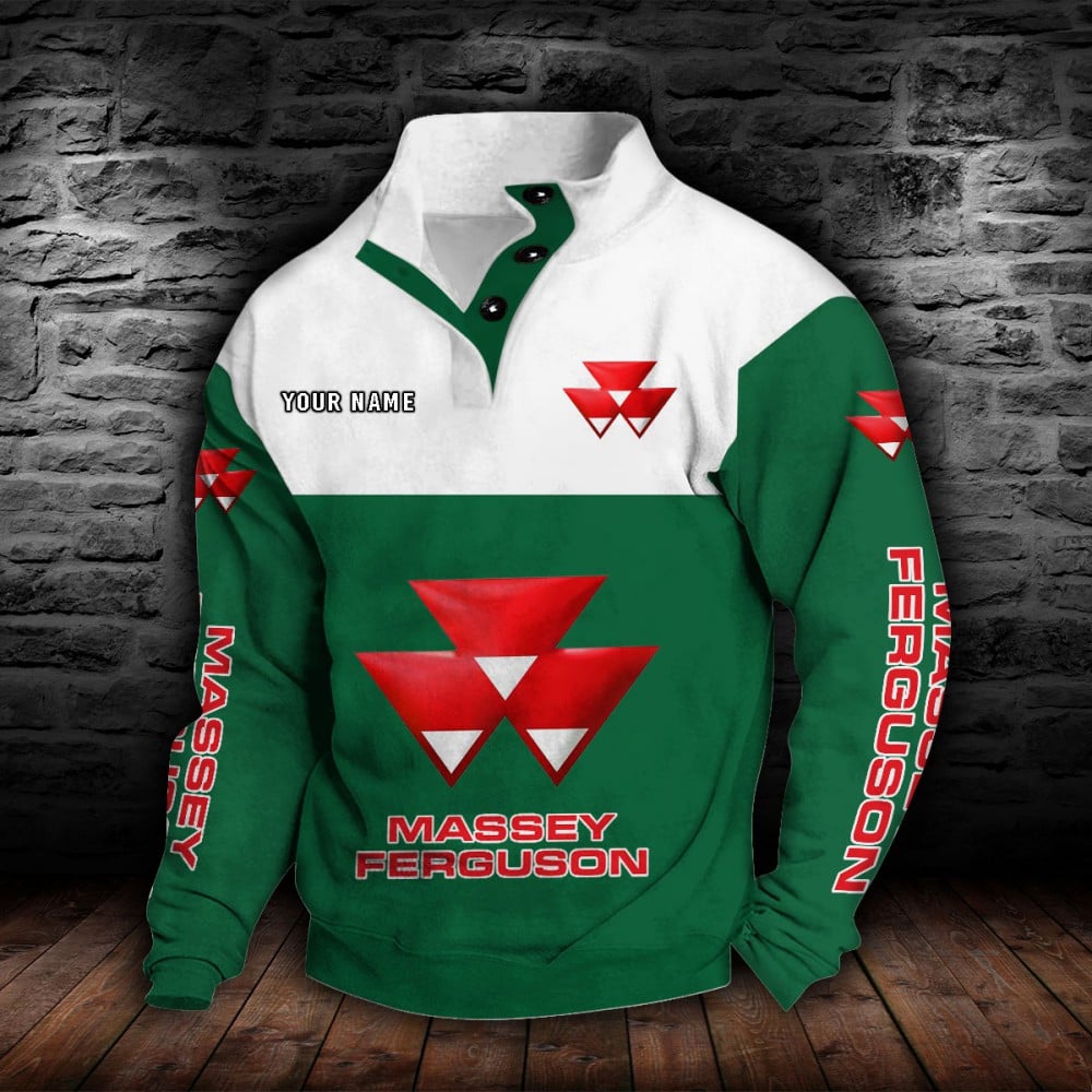 Massey Ferguson Stehkragen-Sweatshirt – Bild 3