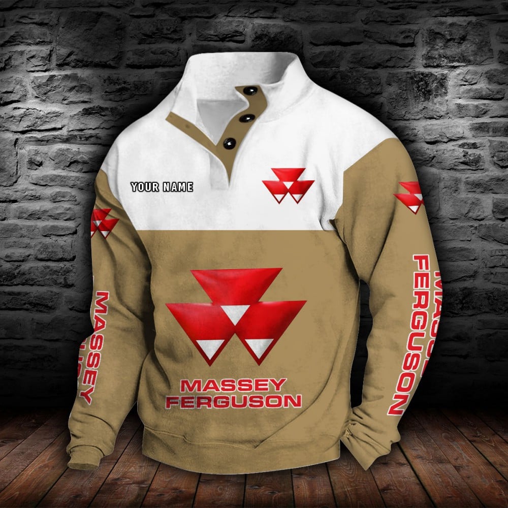 Massey Ferguson Stehkragen-Sweatshirt – Bild 5