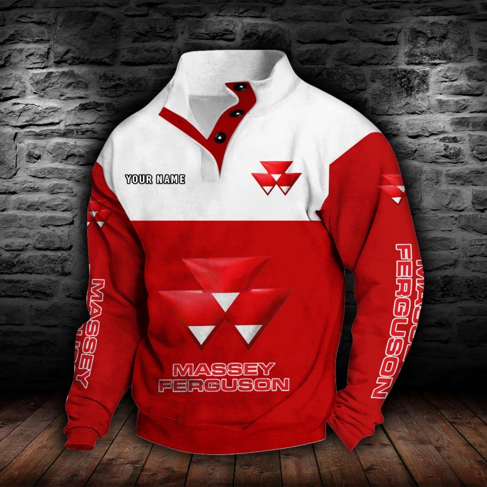 Massey Ferguson Stehkragen-Sweatshirt – Bild 7