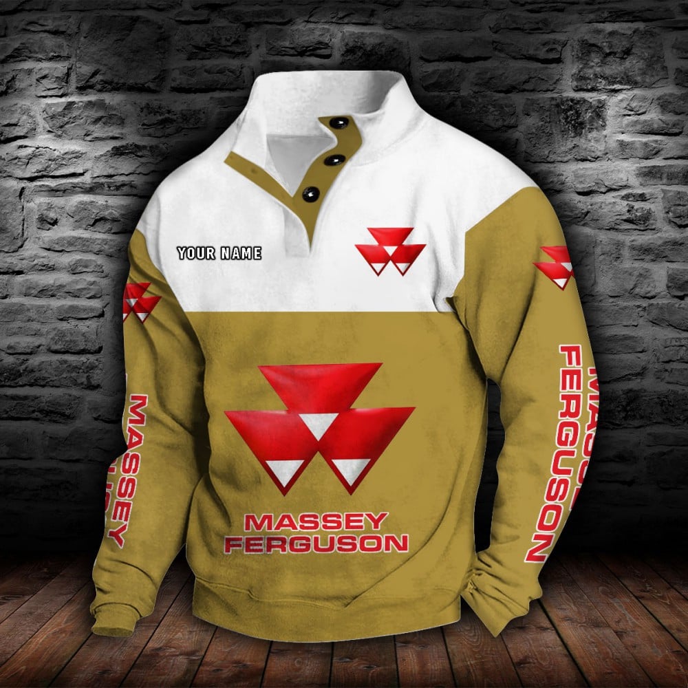 Massey Ferguson Stehkragen-Sweatshirt – Bild 9