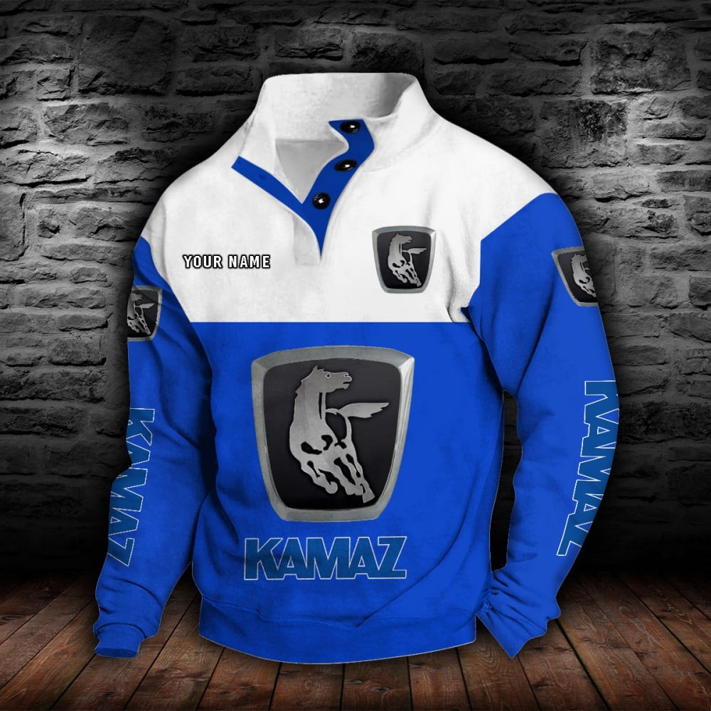 Kamaz Stehkragen-Sweatshirt – Bild 3